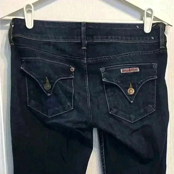 Hudson Womens jeans 25 Blue Collin Flap Skinny ankle dark wash denim poc… - Picture 16 of 17